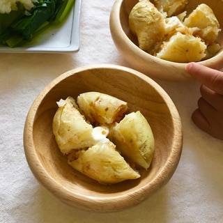 レンジで簡単！新じゃがのホクホク醤油バター♡